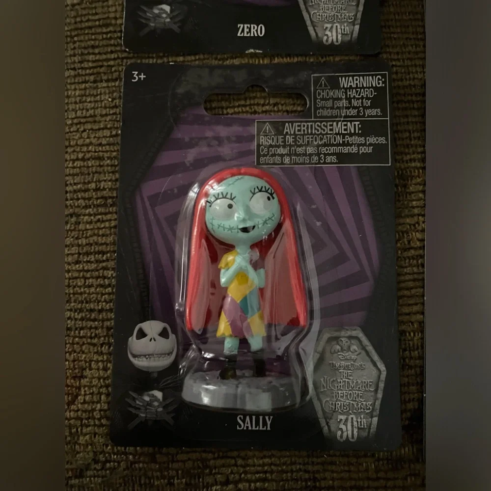 The Nightmare Before Christmas Cake Topper Play Figure Lot of 4
